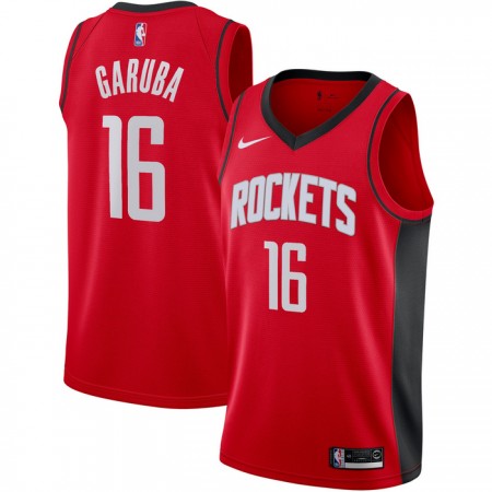 Camiseta Hombre NBA Houston Rockets Usman Garuba 16 2022-23 Nike Icon Edition Rojo Swingman